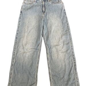 Hollister Light Blue High-Rise Vintage Baggy Jeans